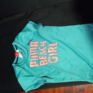 Teal PUMA shirt